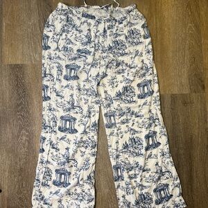 Sincerely Jules Blue and White Joggers
